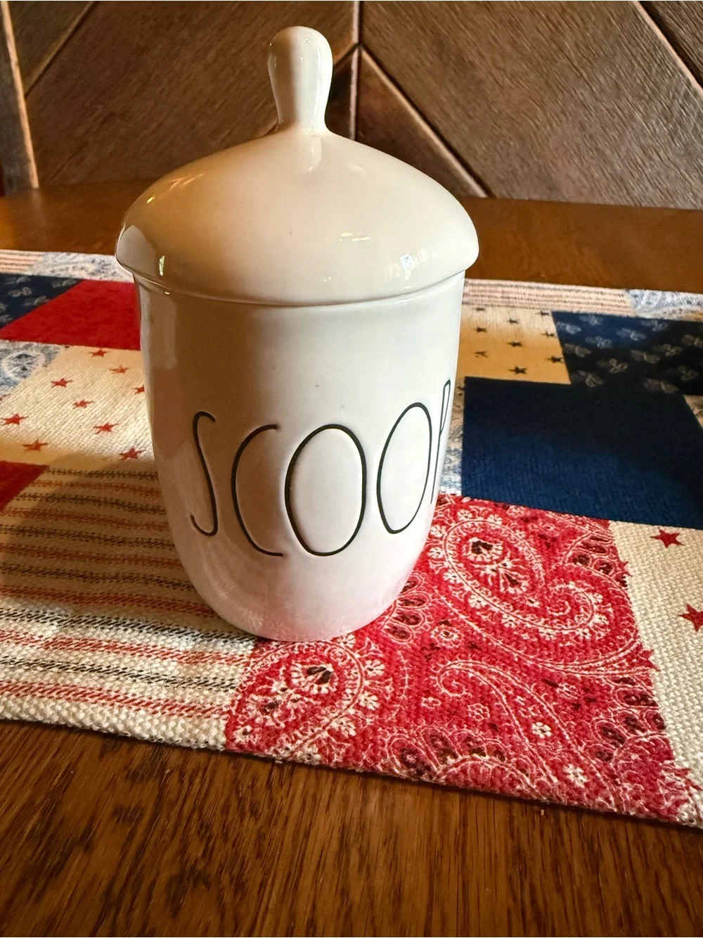 Rae Dunn “Scoop Jar”